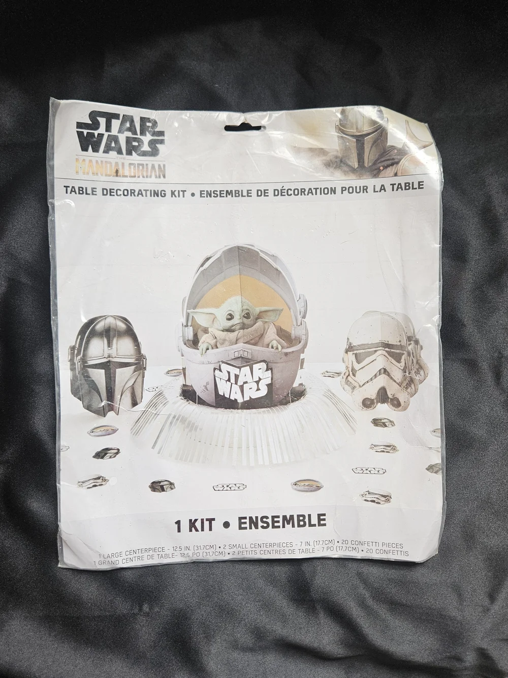 Star Wars The Mandalorian Grogu Kids Party Accessories Kit - Green